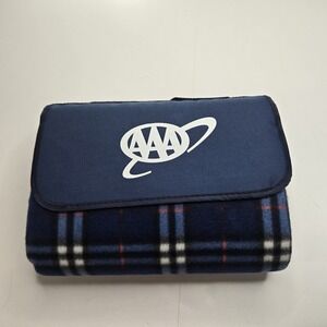 AARP Travel Picnic Mat Navy Blue.  A12